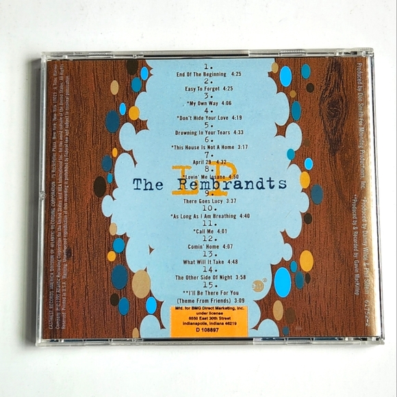 RembrandtsL.P. by The Rembrandts 1995 Audio CD - Picture 3 of 6